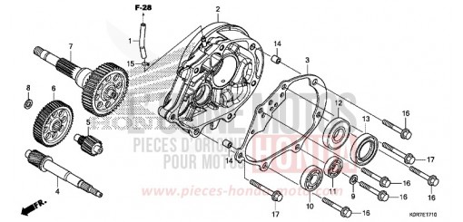 BOITE DE VITESSES SH125ADL de 2020